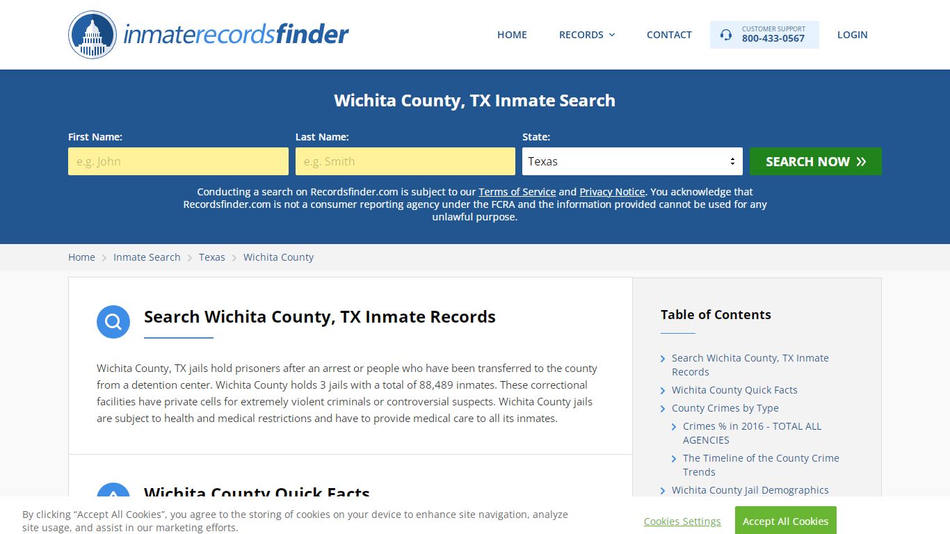 Wichita County, TX Inmate Lookup & Jail Records Online